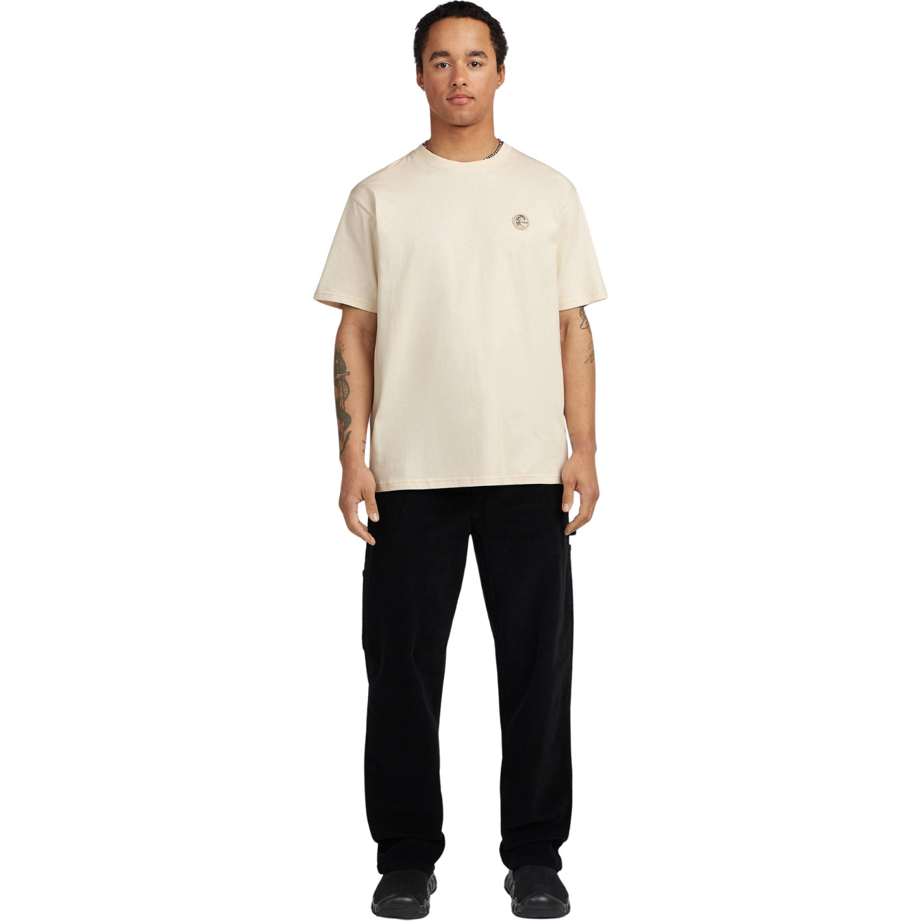 2026 O'Neill Mens O'riginals Badge T-Shirt 2850390 - Linen White